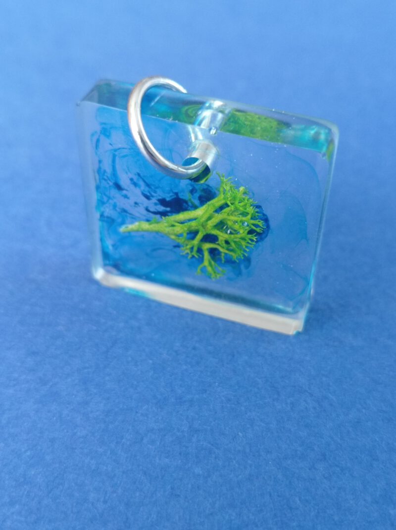 Halskettenanhänger klein blau – Bild 3