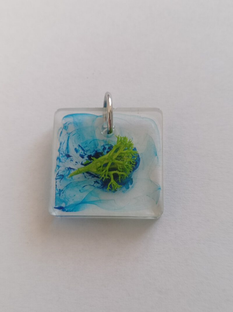 Halskettenanhänger klein blau – Bild 2