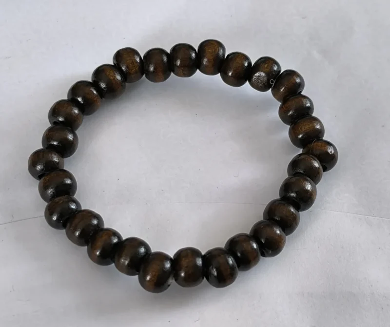 "Erdung" Holzperlenarmband