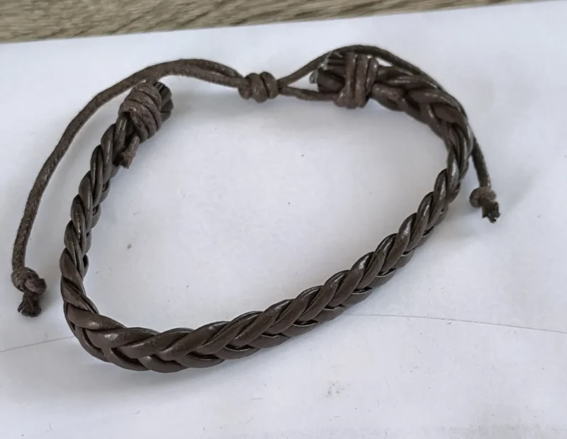 Classic Braided Lederarmband