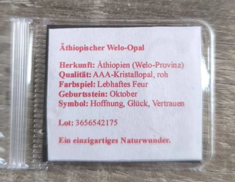 Äthiopische Welo Opale – Bild 3